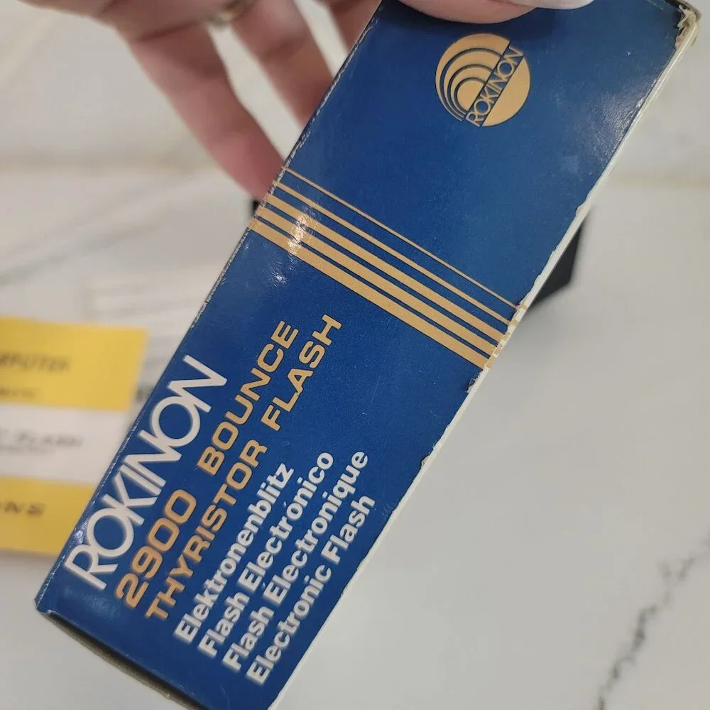 Rokinon 2900 Bounce Thyristor Flash For 35mm Cameras Automatic Computer Control